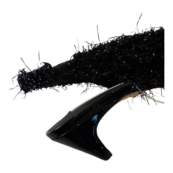 Antonio Melani x Elizabeth Damrich Moon Boucle Frayed Detail Slingback Pumps 6M - Picture 13 of 14